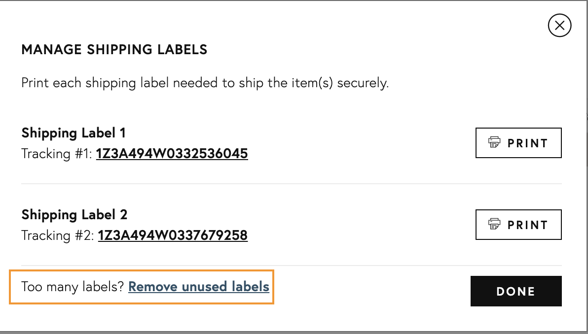 Manage Logo on Shipping Labels